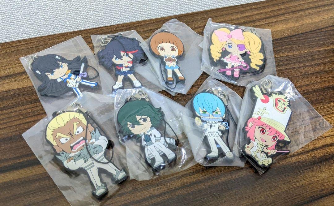 Amazon.co.jp: 一番くじキルラキル ラバーストラップ全種セット : Toys
